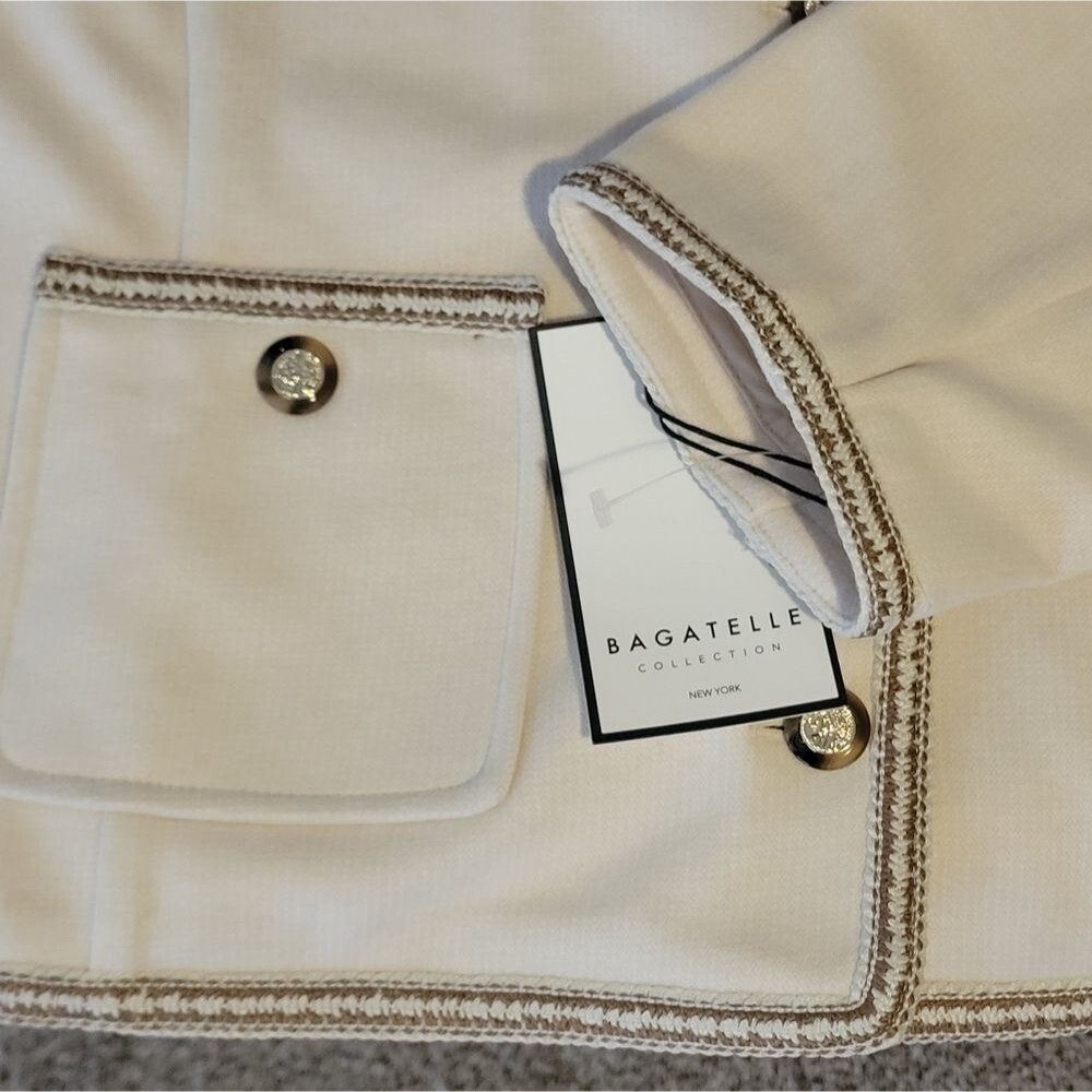 Bagatelle Women's Cream Button Down Jacket Sz 1X - NWT - Picture 8 of 11
